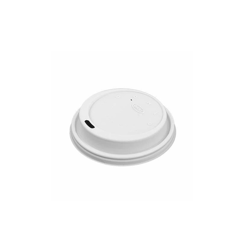 COUVERCLE EN PLASTIQUE BLANC 12 OZ
