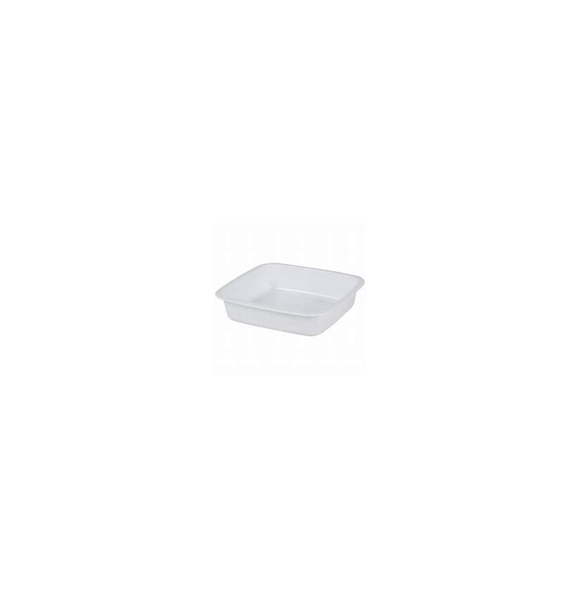 BARQUETTE EN PLASTIQUE BLANCHE BOUCHERIE