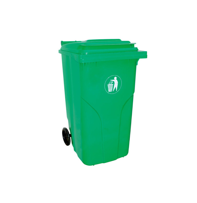 POUBELLE 240L PRO VERT