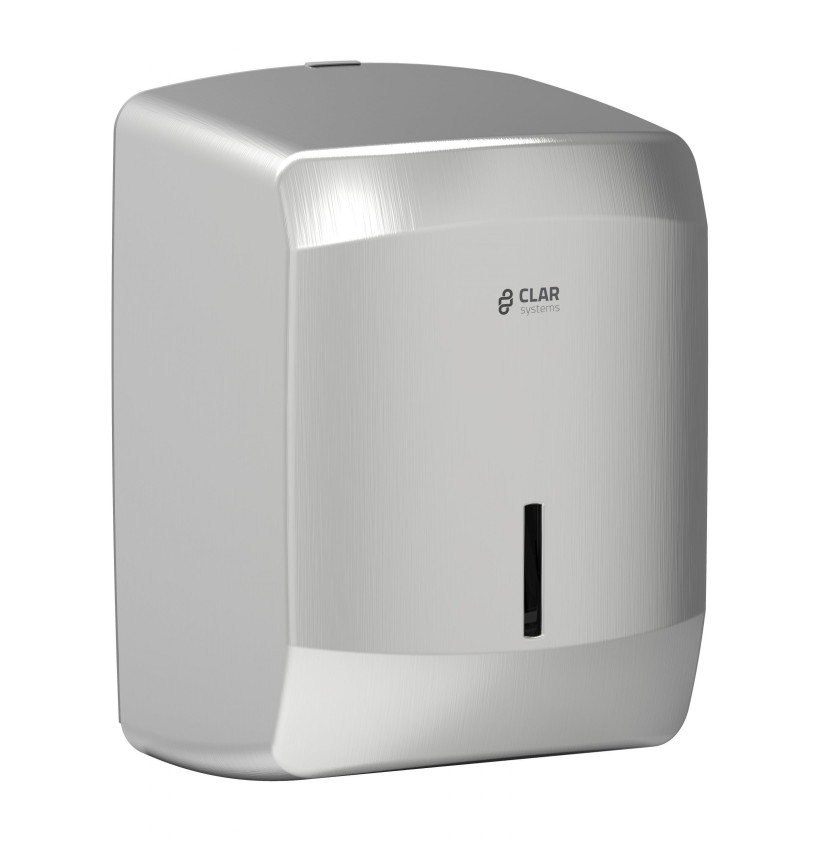 DISTRIBUTEUR DE PAPIER ESSUIE MAINS INOX