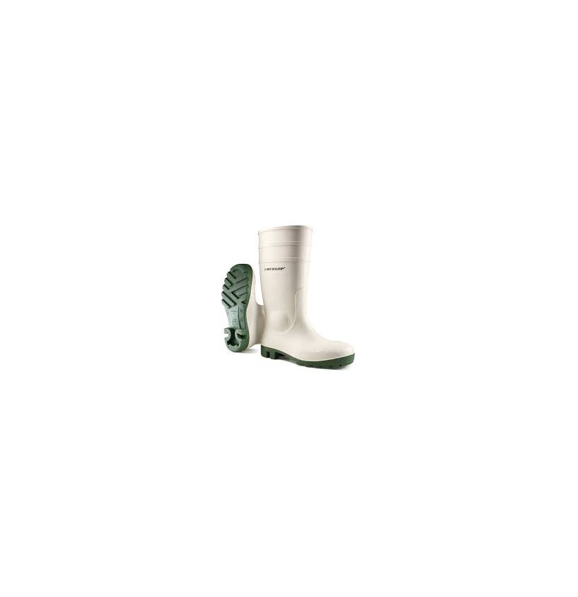BOTTE ALIMENTAIRE BLANCHE DUNLOP SANS/AVEC COQUILLE